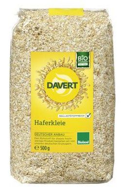 Davert 3x Haferkleie Bioland, 500g 500g