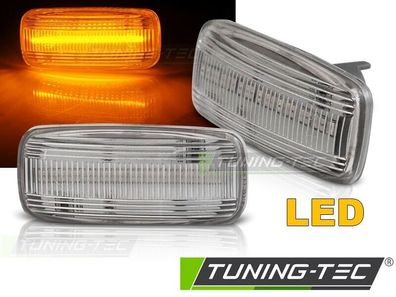 LED Seitenblinker Audi A3 8P, A4 + S4 B5, A6 4B Limo + Avant + TT 8N , Weiß Blinker