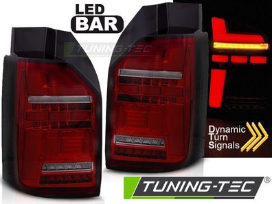 VW T6.1 LED Lightbar Rückleuchten Rot-Smoke SEQ Blinker, Lauflicht, Heck.L 2020-