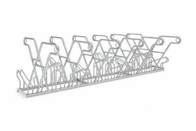 Fahrradständer, Anlehnparker mit Umkippschutz, 2622 XBF