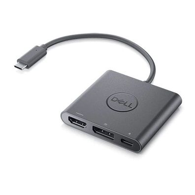 Dell USB-C-an-HDMI-/ DP-Adapter mit Stromdurchführung, 3840 x 2160 Pixel
