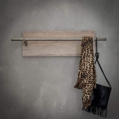 Wandgarderobe 85 cm Eiche Dekor