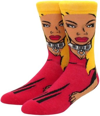 RuPaul Socken - Drag Queen Cartoon-Socken in 3/4-Länge - Lustige Motivsocken