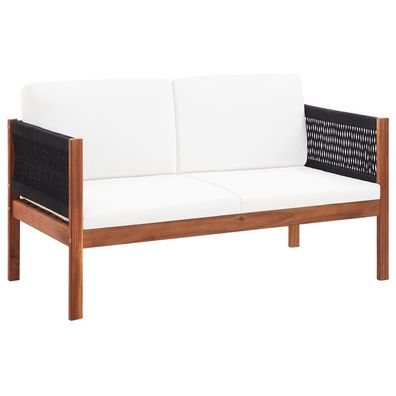 2-Sitzer-Gartensofa aus massiver Akazie