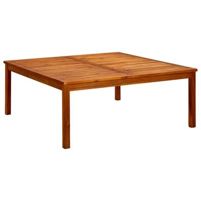 Garten-Couchtisch aus Akazienholz 110 x 45 x 110 cm