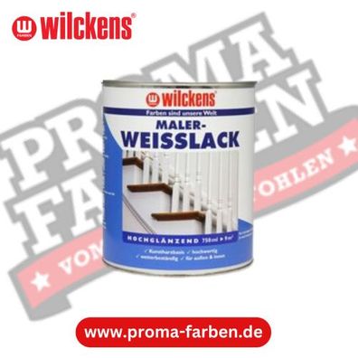 Wilckens Maler Weisslack 750ml