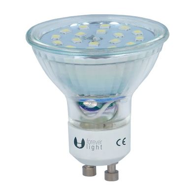 6x GU10 4,5W LED Leuchtmittel Kaltweiß 6er Pack Spot Strahler Ersetzt 37W Glühbirn...