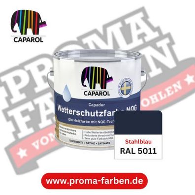 Capadur NQG Wetterschutzfarbe RAL 5011 Stahlblau