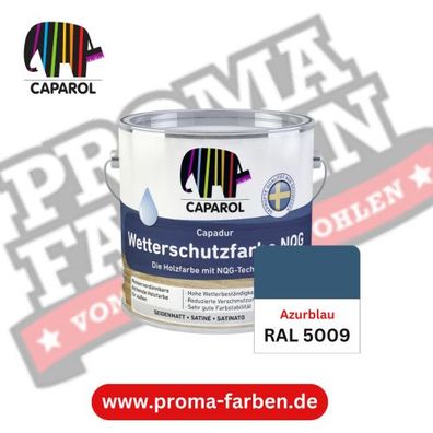 Capadur NQG Wetterschutzfarbe RAL 5009 Azurblau