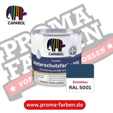 Capadur NQG Wetterschutzfarbe RAL 5001 Grünblau