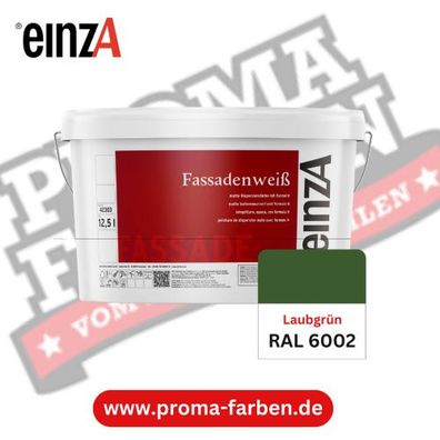 einzA Fassadenfarbe RAL 6002 Laubgrün