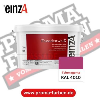 einzA Fassadenfarbe RAL 4010 Telemagenta