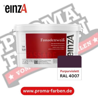 einzA Fassadenfarbe RAL 4007 Purpurviolett