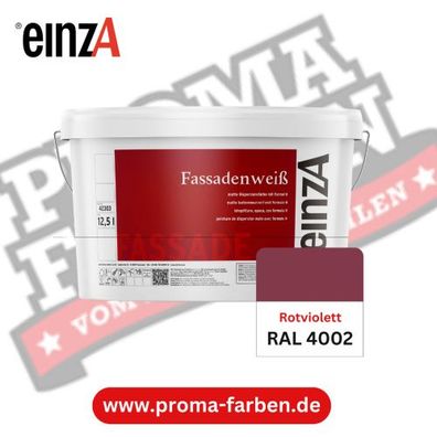 einzA Fassadenfarbe RAL 4002 Rotviolett