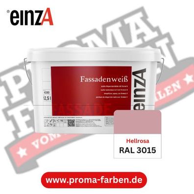 einzA Fassadenfarbe RAL 3015 Hellrosa