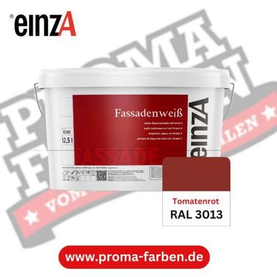 einzA Fassadenfarbe RAL 3013 Tomatenrot