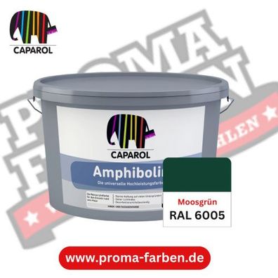 Caparol Amphibolin Fassadenfarbe RAL 6005 Moosgrün