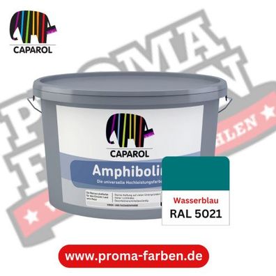 Caparol Amphibolin Fassadenfarbe RAL 5021 Wasserblau