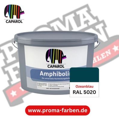 Caparol Amphibolin Fassadenfarbe RAL 5020 Ozeanblau