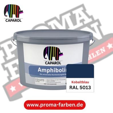 Caparol Amphibolin Fassadenfarbe RAL 5013 Kobaltblau