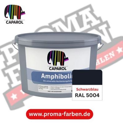 Caparol Amphibolin Fassadenfarbe RAL 5004 Schwarzblau