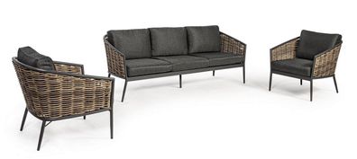 Lounge 3er Set Maribela Aluminium