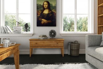 Kommode Sydo aus Wildeiche massiv 112x45x50 cm mit 1 Schublade und Holzbeinen