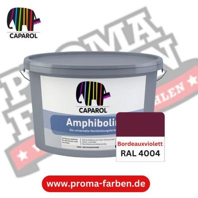 Caparol Amphibolin Fassadenfarbe RAL 4004 Bordeauxviolett