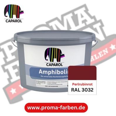 Caparol Amphibolin Fassadenfarbe RAL 3032 Perlrubinrot