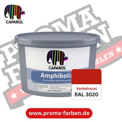 Caparol Amphibolin Fassadenfarbe RAL 3020 Verkehrsrot