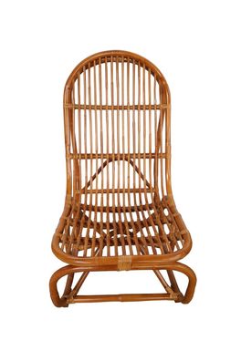 Schaukelstuhl Tom Tailor 53 x 100 x 96 cm Rattan Esszimmerstuhl Sitz Neu