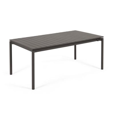 Outdoortisch Zaltana 180/240 x 100 x 75 cm Aluminium Esszimmer Esstisch Tisch
