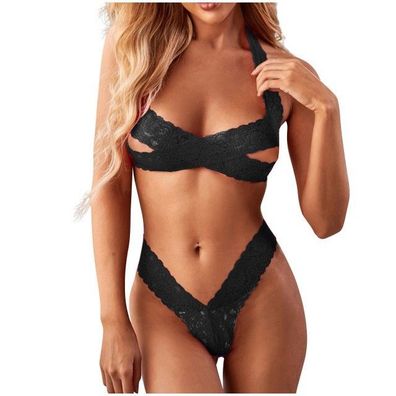 Sexy Dessous für Damen, Spitzen-Dessous mit hängendem Hals