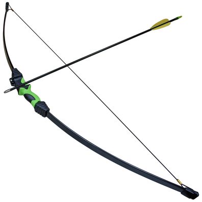 Buchner Jugend Bogenset Recurve Bogen NIGHT HUNTER I, 18 Ibs, 2 Fiberglaspfeile