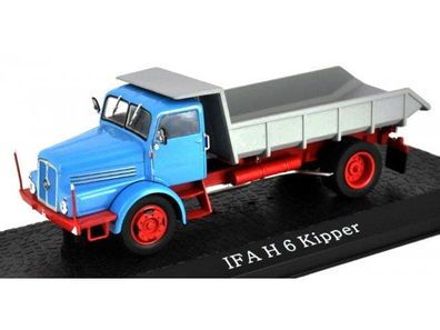 IFA H 6 Kipper, DDR Fahrzeug Auto Modell 1:43, Atlas Magazinmodell