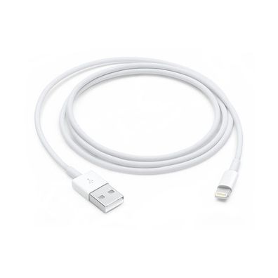 Apple MQUE2ZM, 1 m, Lightning, USB A, Weiß, Gerade, Gerade