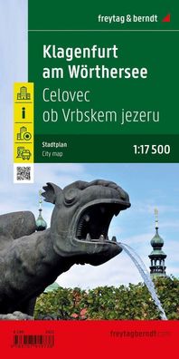 Klagenfurt am W?rthersee, Stadtplan 1:17.500, freytag & berndt,