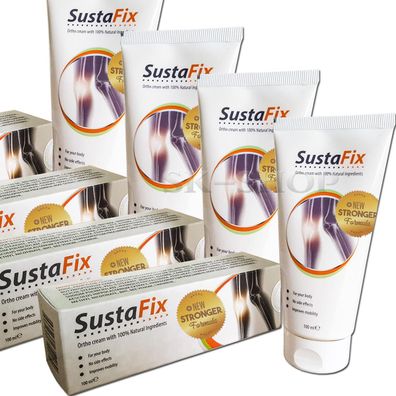 SustaFix 4x100ml Creme * Neue Stärkere Formel * Susta Fix * New Stronger Formula