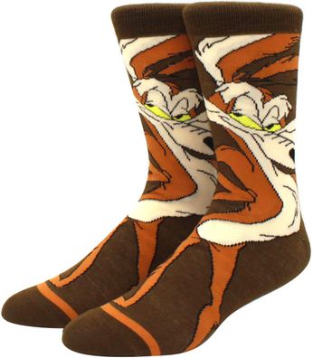 Wile E. Coyote Socken - Looney Tunes Crew Cartoon-Socken in 3/4 Cartoon Heroes Socken