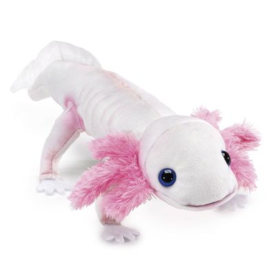 Axolotl mexikan. Schwanzlurch Fingerpuppe 3152 Plüschtier Stofftier Kuscheltier