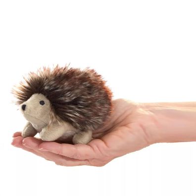 Mini IGEL Fingerpuppe Folkmanis 2668 Plüschtier Stofftier Kuscheltier