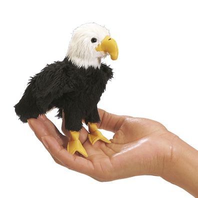 Mini Adler Fingerpuppe 2642 Folkmanis Plüschtier Stofftier Kuscheltier