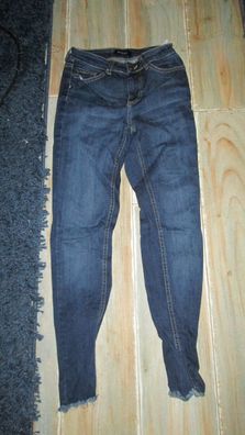 Gebraucht Blaue DAMEN Jeanshosen GR.34 gebraucht