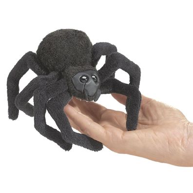 Mini Spinne Fingerpuppe Folkmanis 2754 Plüschtier Stofftier Kuscheltier