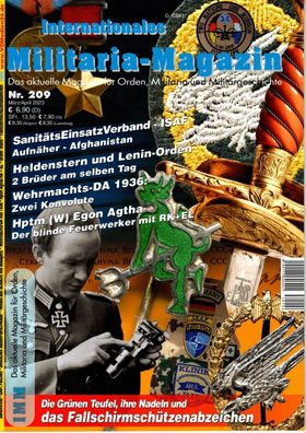 Internationales Militaria Magazin IMM Nr. 209