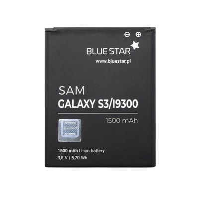 Bluestar Akku Ersatz Samsung I9300 Galaxy S3 1500 mAh EB-L1G6LLU, EB-L1G6LLUC