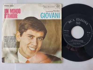 Gianni Morandi - Un mondo d'amore/ Questa vita cambiera' 7'' Vinyl Italy