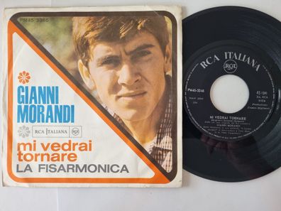 Gianni Morandi - Mi Vedrai Tornare / La Fisarmonica 7'' Vinyl Italy