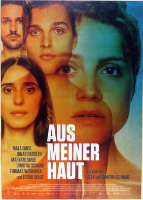 Aus meiner Haut - Original Kinoplakat A0 - Mala Emde, Jonas Dassler - Filmposter