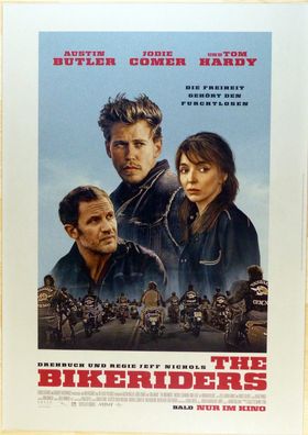 The Bikeriders - Original Kinoplakat A1 - Austin Butler, Jodie Comer - Filmposter